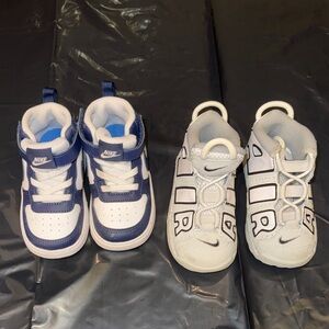 2 pairs of boys Nike Sneakers